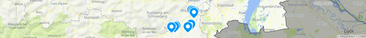 Map view for Pharmacies emergency services nearby Pitten (Neunkirchen, Niederösterreich)